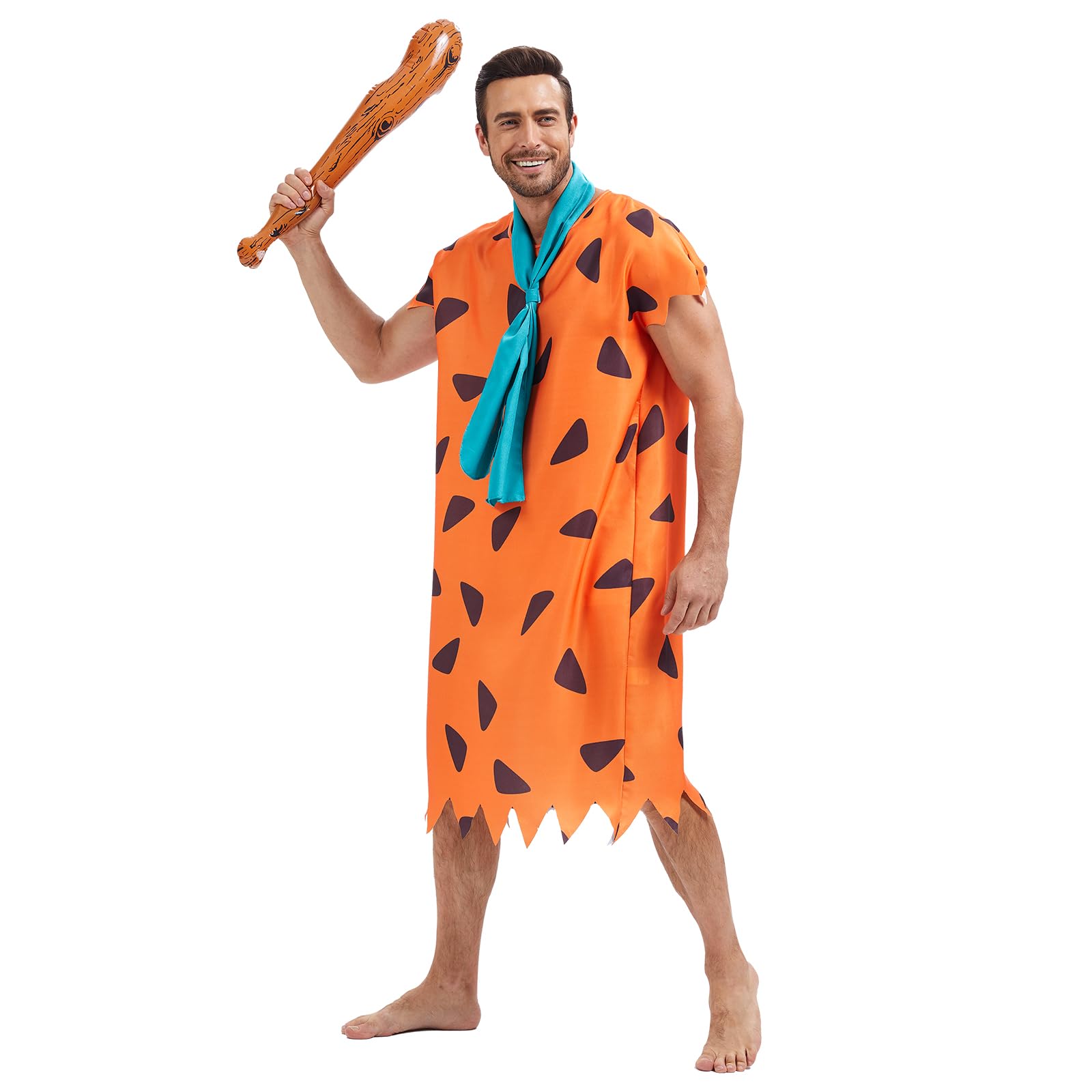 Halloween Adult Caveman Cosplay Costume Prehistoric Stone Age (image 6)