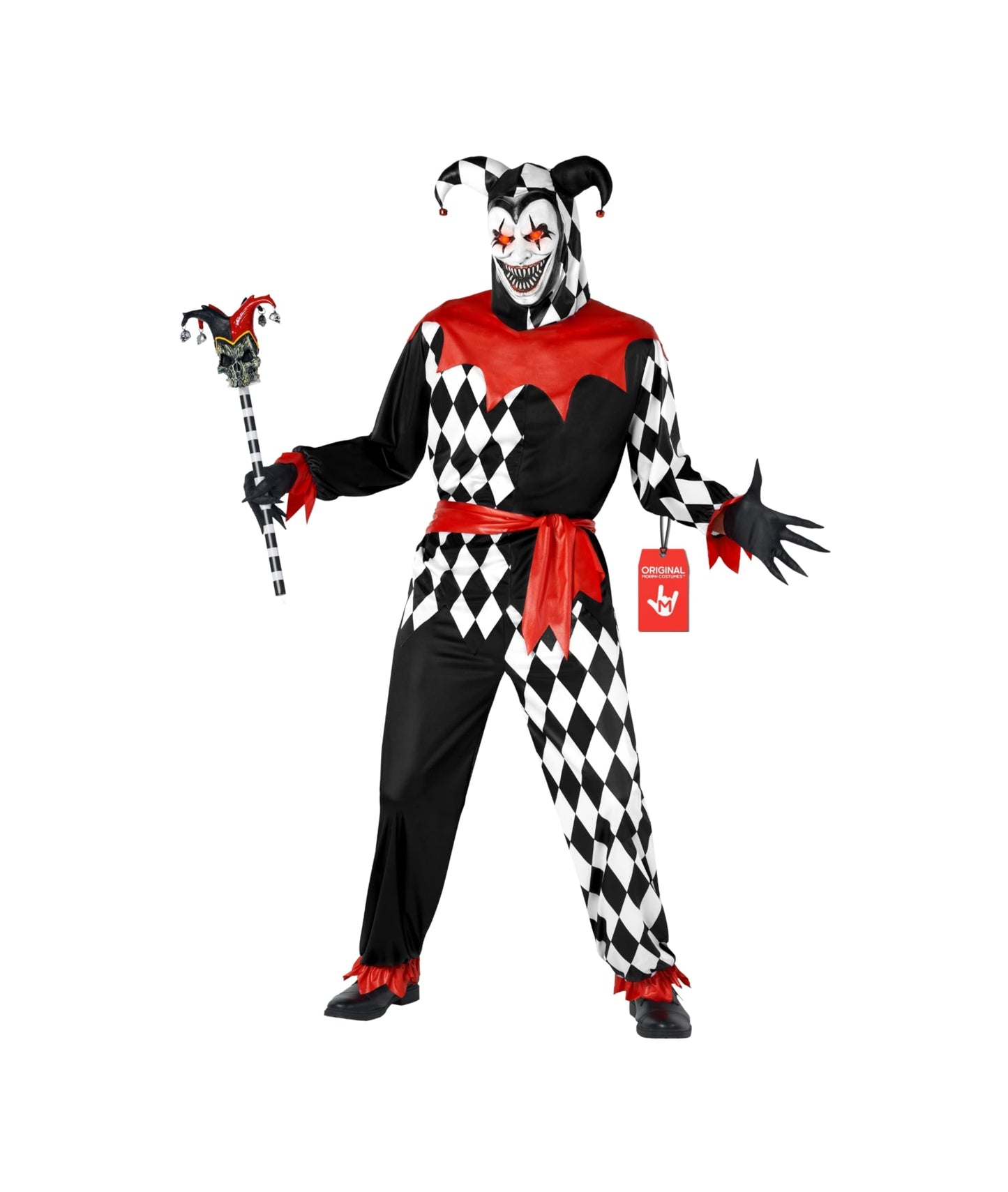 Light Up Jester Costume Men - Mens Jester Costume - Halloween