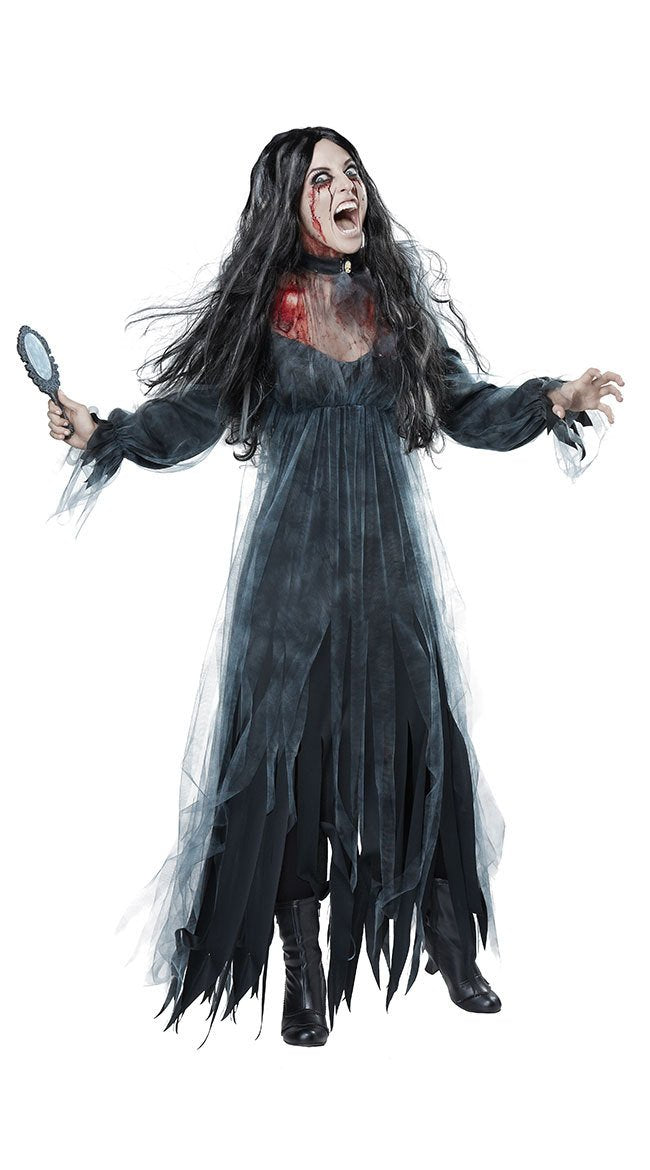 Halloween Women Costumes Black Bat Fallen Angel Devil Vampire Witch