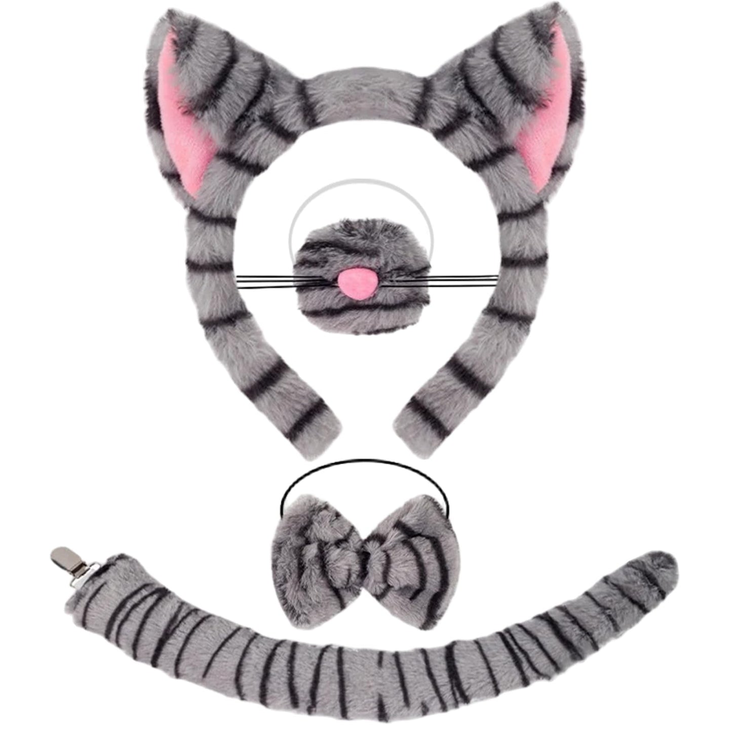 Cat Costume Accessories Set - Funny Animal Cosplay Set Includes