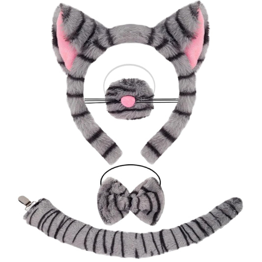 Cat Costume Accessories Set - Funny Animal Cosplay Set Includes