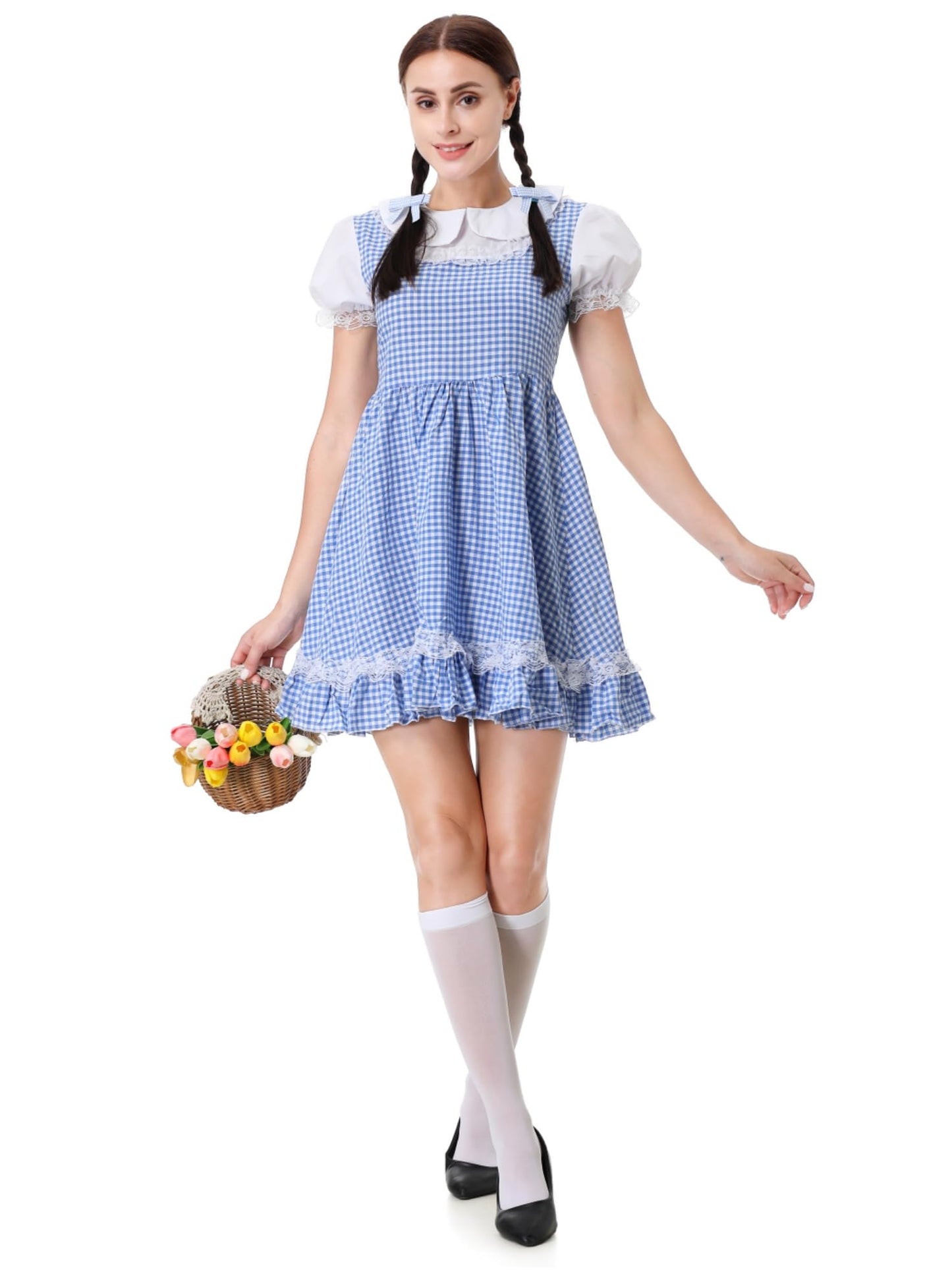Dorothy Costume Adult - Halloween Costumes Womens Funny Kansas Girl
