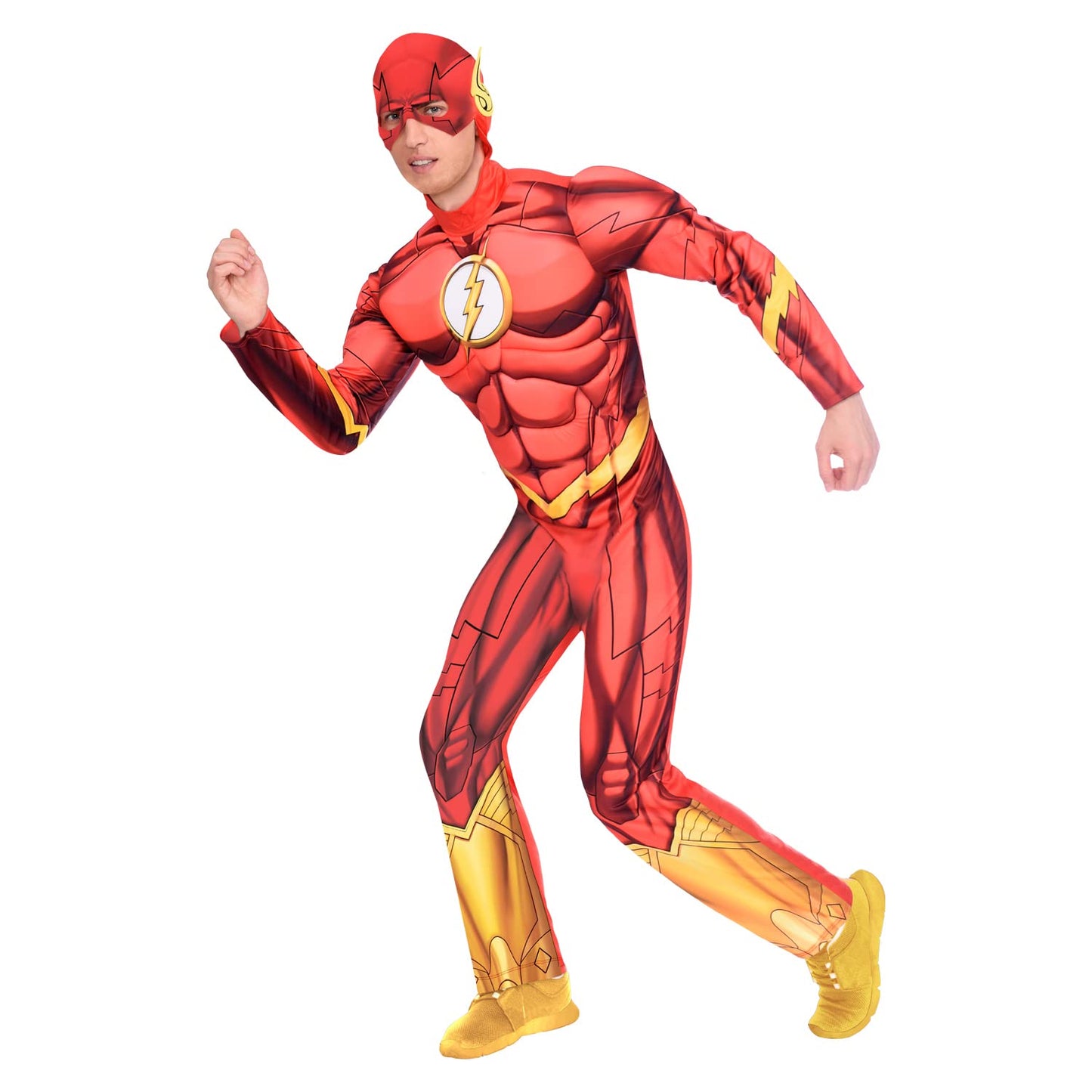 Adult Mens Official Warner Bros DC Comics Licensed the Flash Fancy