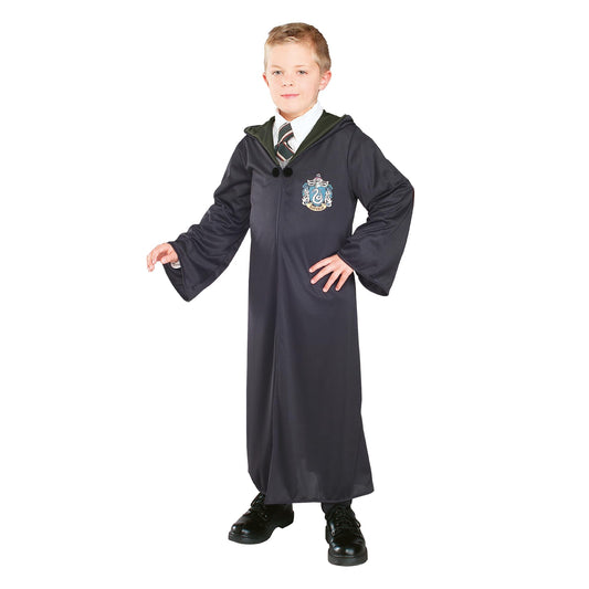 Rubies 884254M Slytherin Robe Costume Harry Potter Fancy Dress, Boys, Multicolour, M Halloween