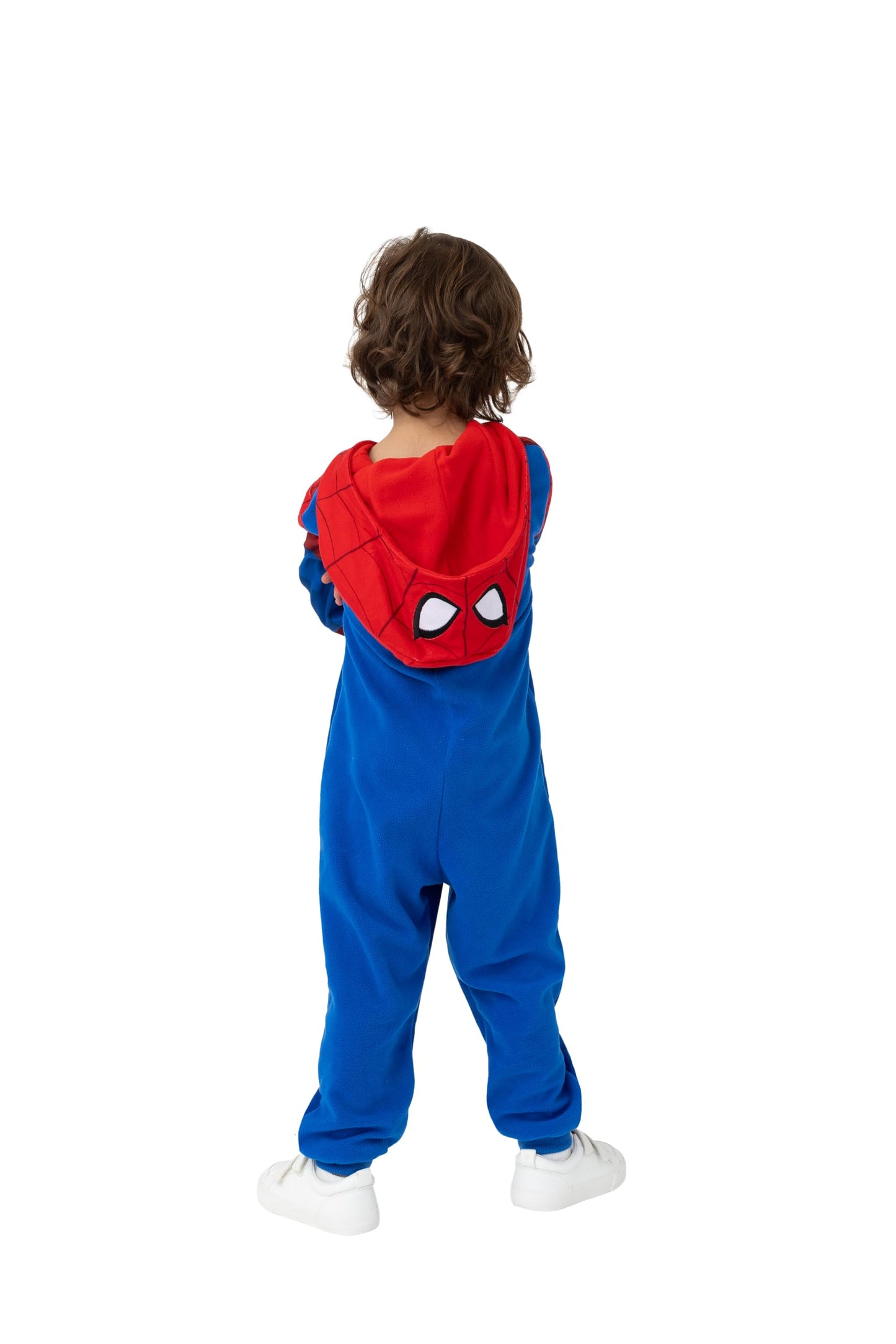 Blues Group Officially Licensed Spider-Man Kids Onesie - Marvel Nightwear for Boys - Superhero Zip-Up All-in-One - 3-4 Years