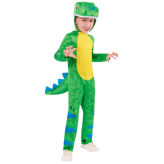 Rubies Official Friendly Dinosaur Costume, Childrens Fancy Dress, Size Age 5-6 Halloween