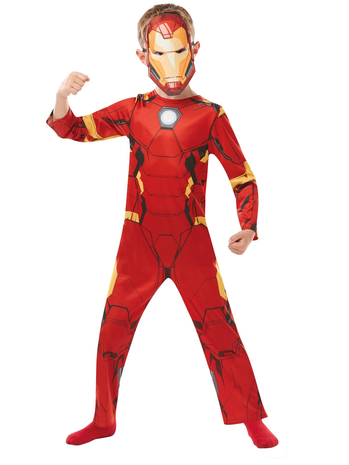 Rubies 640829S Marvel Avengers Iron Man Classic Child Costume, Boys, 3-4 years Halloween