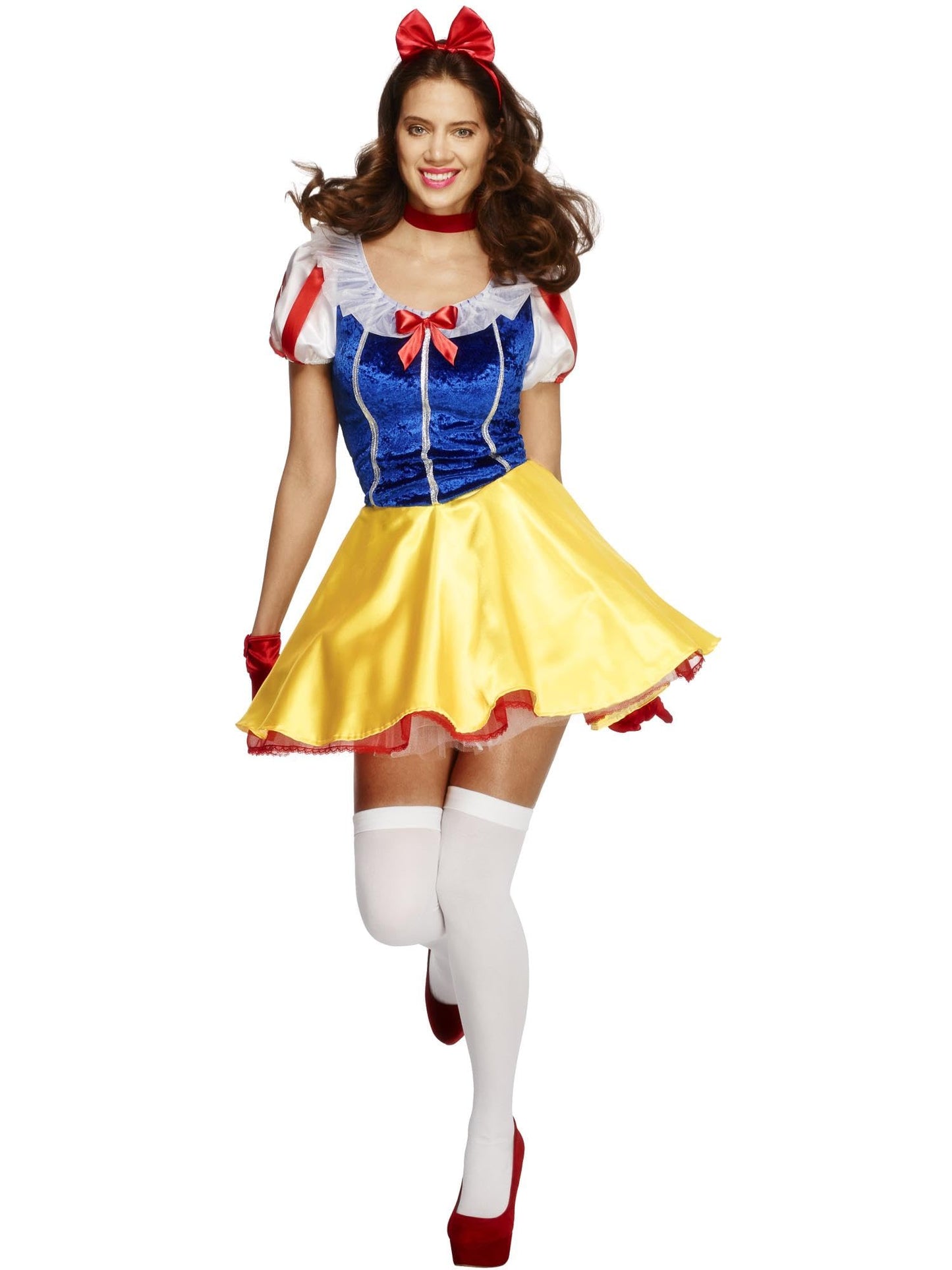 Fever Fairytale Costume - with Dress - Blue Attached Underskirt