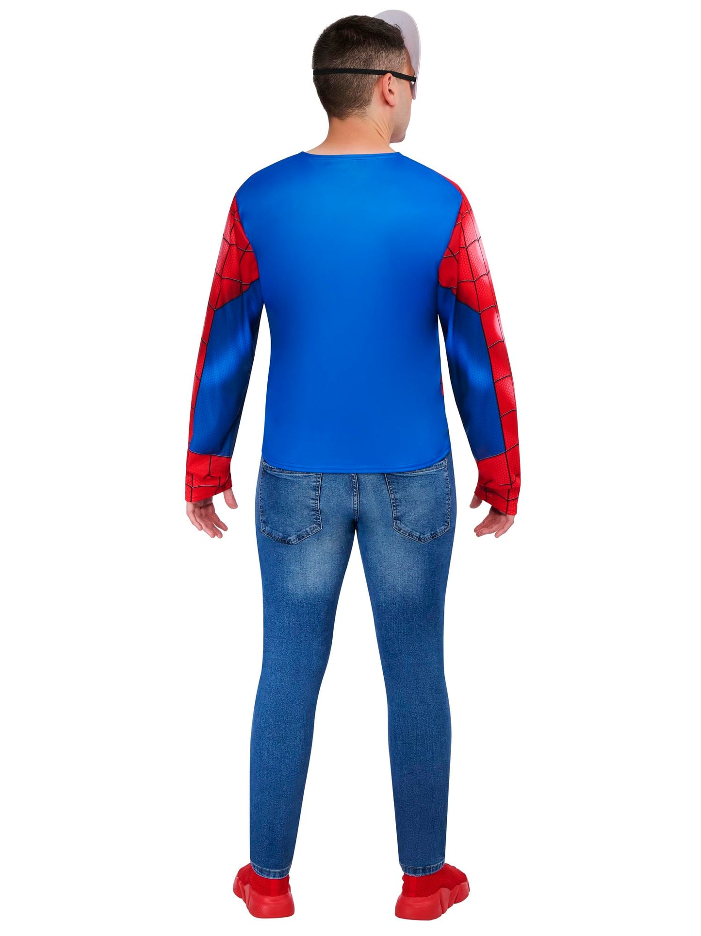 Rubies Official Spider-Man Top, Adult Fancy Dress, Size M-L