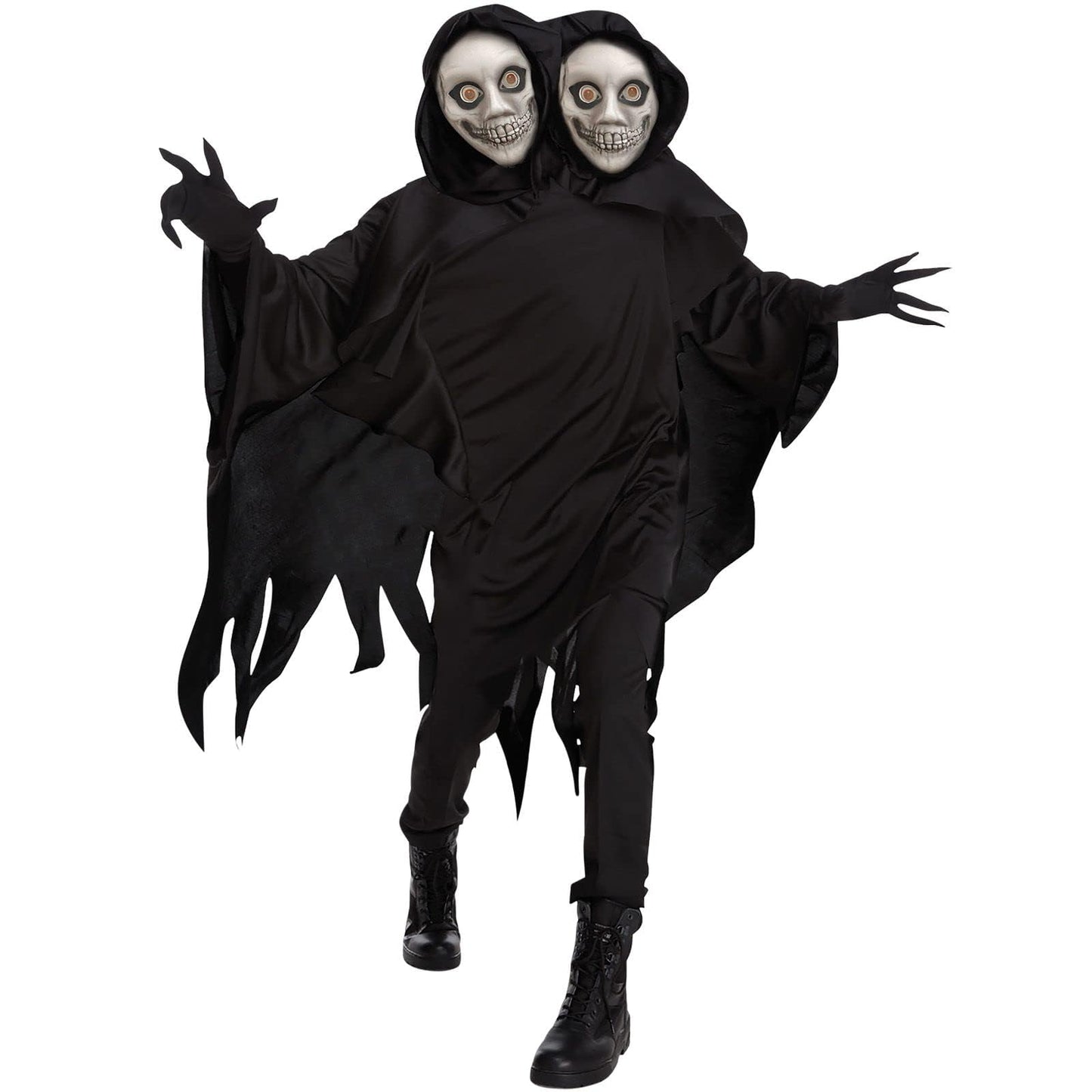 Two Headed Ghoul Costume - Ghost Halloween Costumes Adult - Grim (image 4)