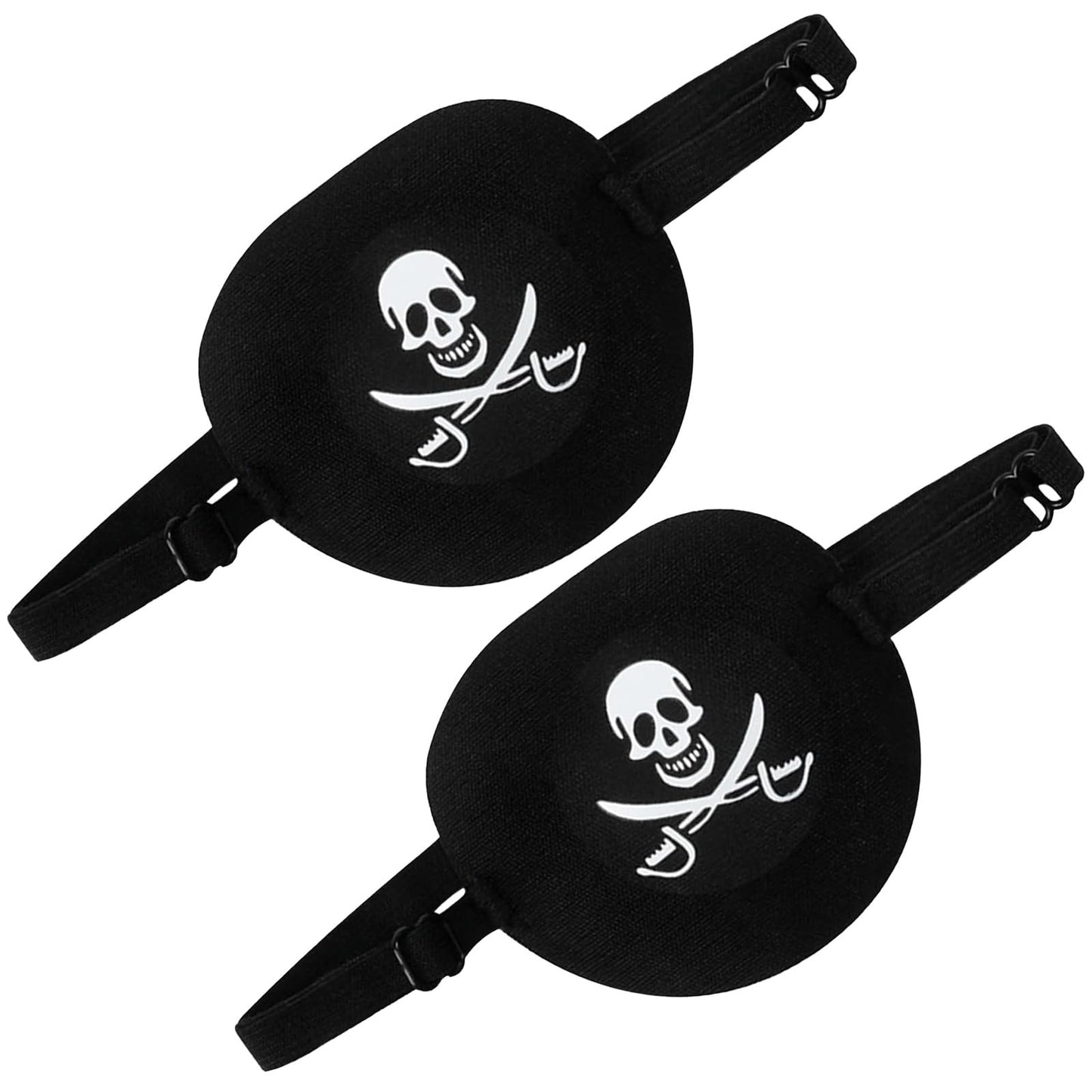 Pirate Eye Patch for Adults & Kids - Adjustable Buckle Reusable