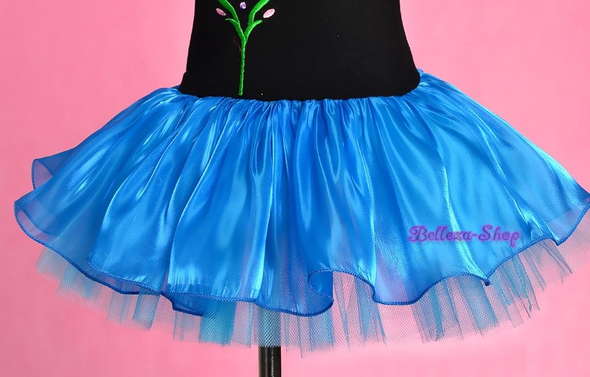Lito Angels Ice Princess Ballerina Dance Costume for Kids Girls, Ballet Tutu Dress Fancy Dancewear, Age 3-4 Years (Tag Number M) Multicoloured