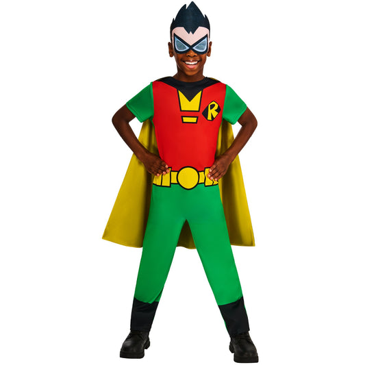 DC Teen Titans Go Robin costume for child, age 7-8