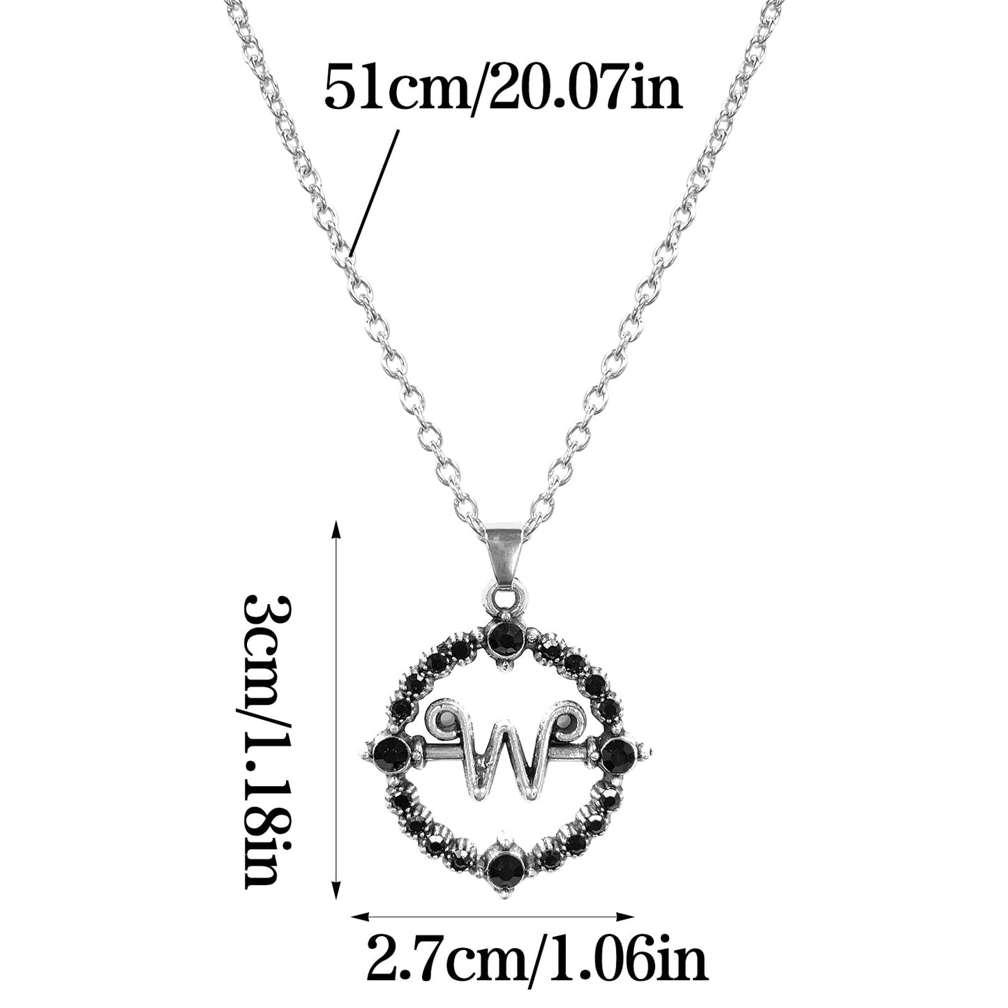 Elie&Eason Wednes-day Necklace, Wednes-day Cosplay Accessories Addams Addams Necklace Cosplay Accessories Jewelry