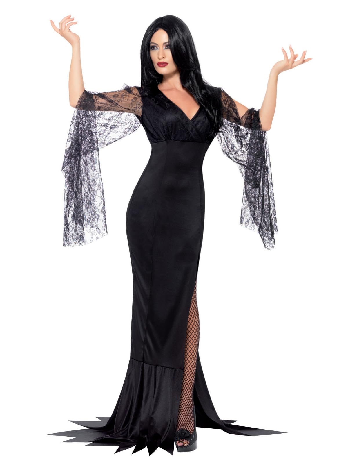 Immortal Soul Costume - Black with Dress - Halloween Adult Fancy