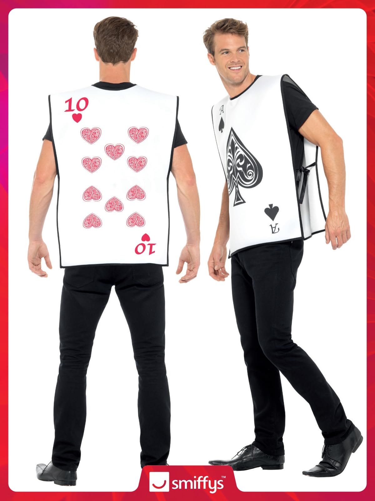 Carded Guard Costume - White with Reversible Tabard - Fairytale (image 4)
