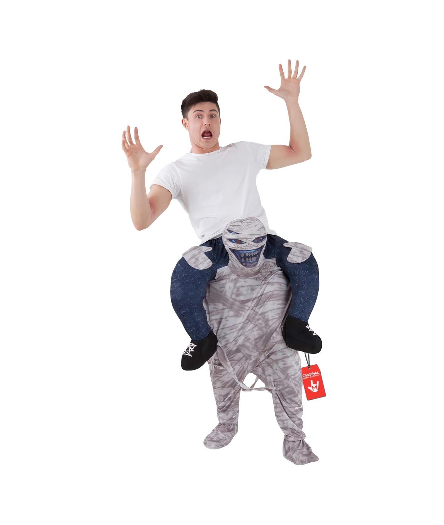 Unisex Piggy Back Mummy Fancy Dress Costume - with Stuff Your Own