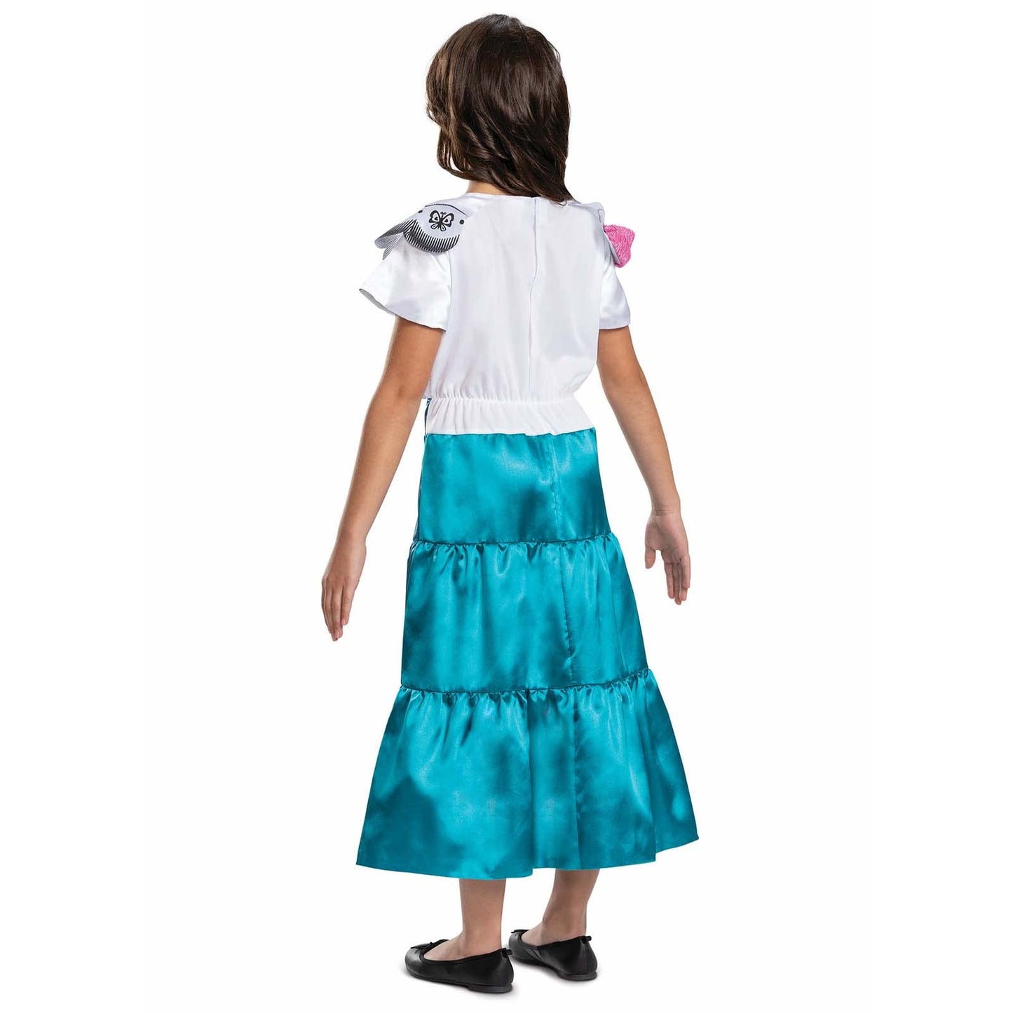 Disney Official Deluxe Mirabel Encanto Costume For Girls, Super Soft Material Dress Up Outfit For Christmas Halloween, 7-8 Years