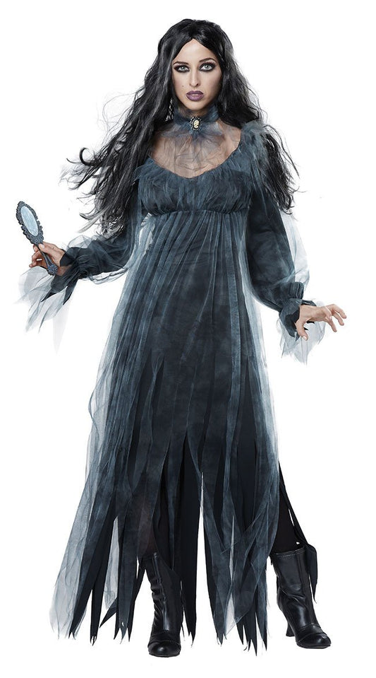 Black bat costume with wings for fallen angel or vampire look