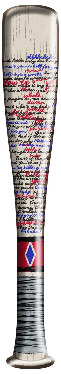 Rubies Official Harley Quinn Suicide Squad Inflatable Baseball Bat – Lightweight Prop for Kids & Teens