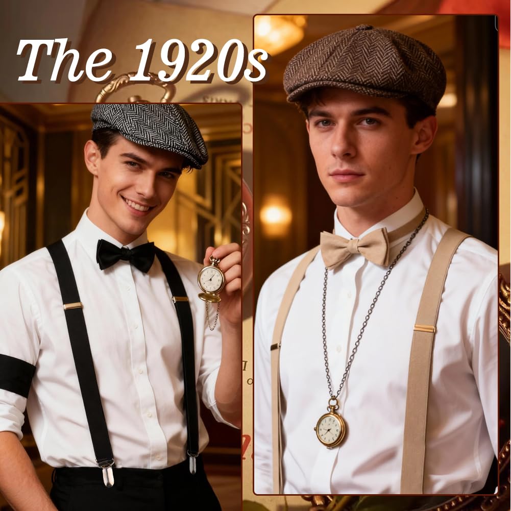 1920s Accessories for Men - Great Gatsby Costume Men Include