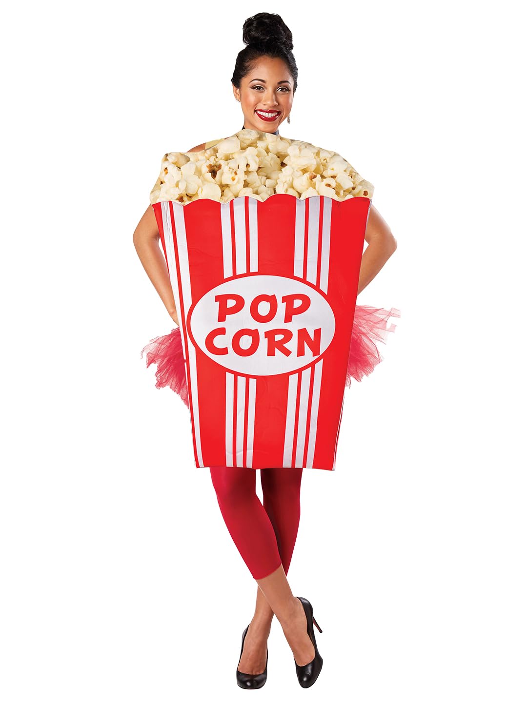 Popcorn Costume for Unisex Adults - Funny Food Cosplay Fancy Dress (image 4)