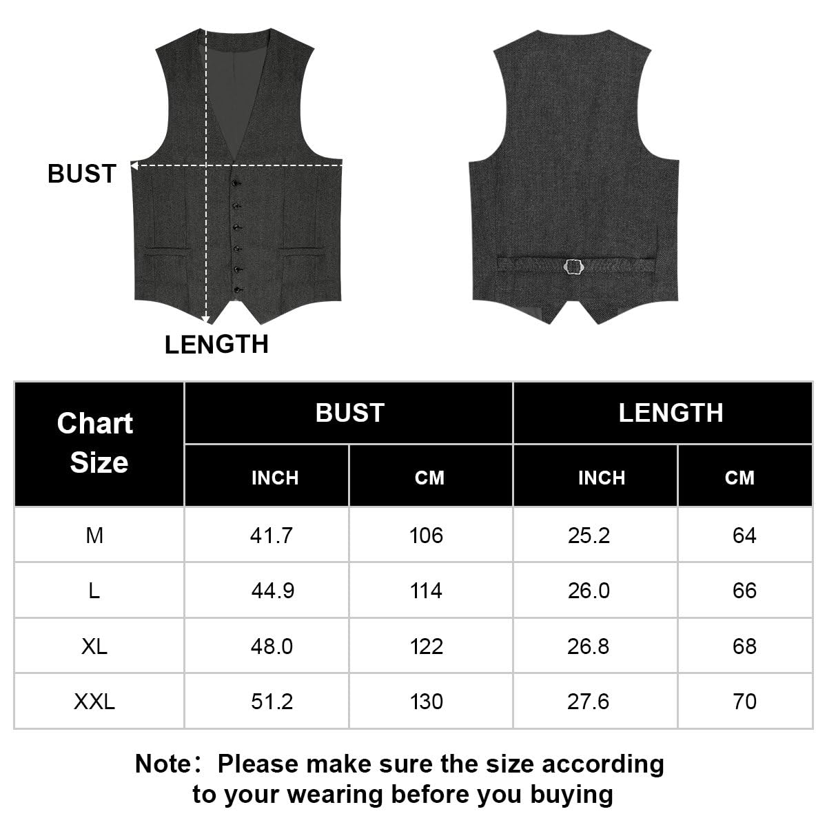 20s Costume Men's Vest with Accessories Braces - Crutch Pocket