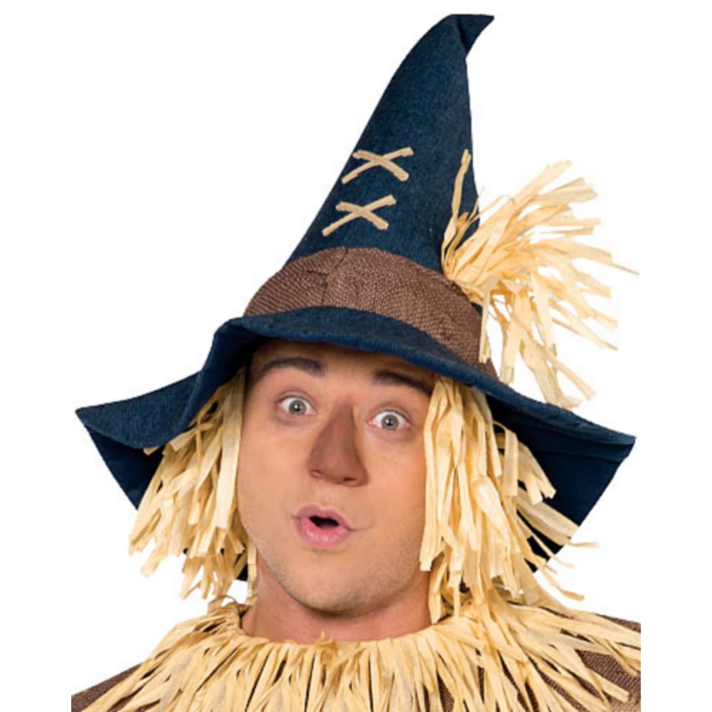Scarecrow Mens Fancy Dress Halloween Fairytale Book Week Adults