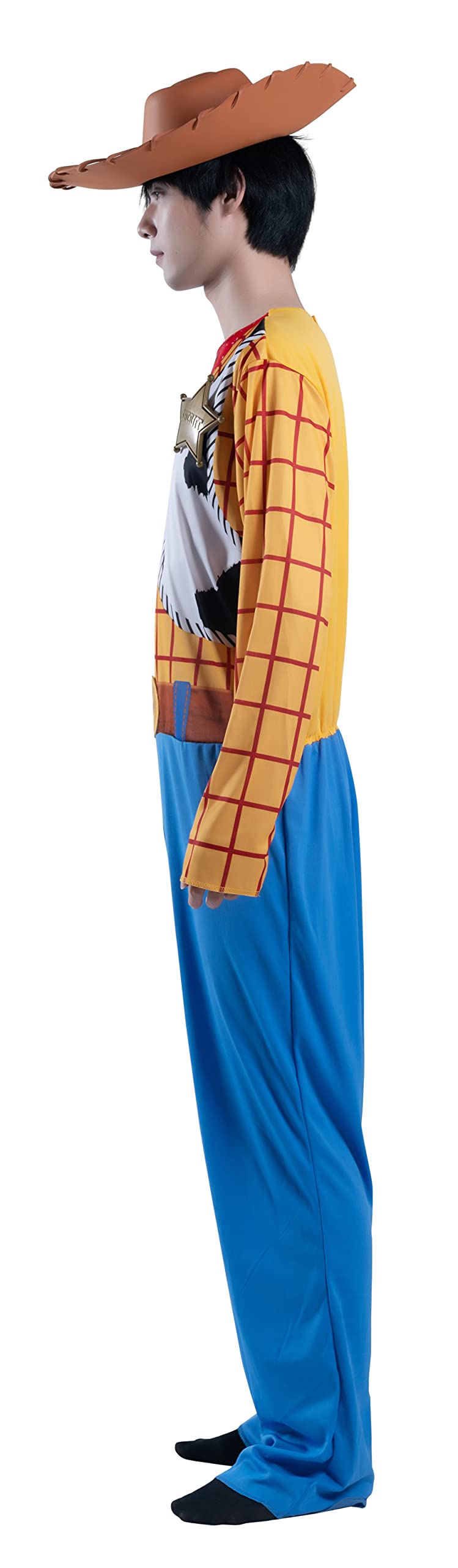 Disney 13579D Toy Story Adult Sized Costumes, Yellow/Black/White/Brown, X-Large (42-46)