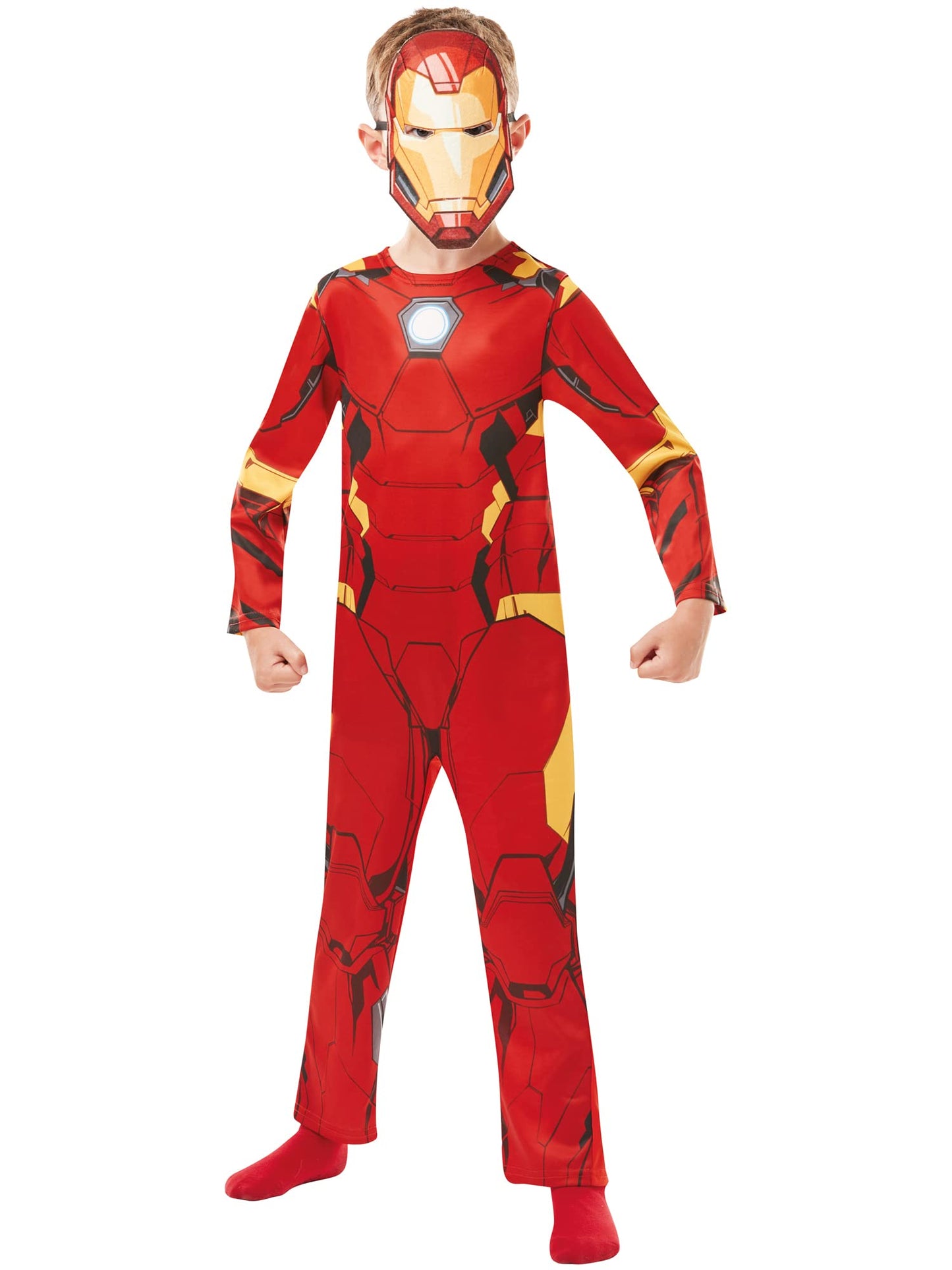 Rubies 640829S Marvel Avengers Iron Man Classic Child Costume, Boys, 3-4 years Halloween