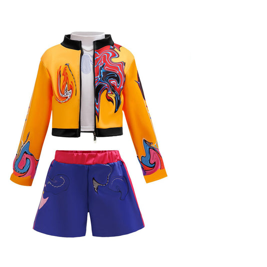K-p0p D-Dem0n H-Hunters Costume Kids Girls Ani-me H-Hunters Outfits
