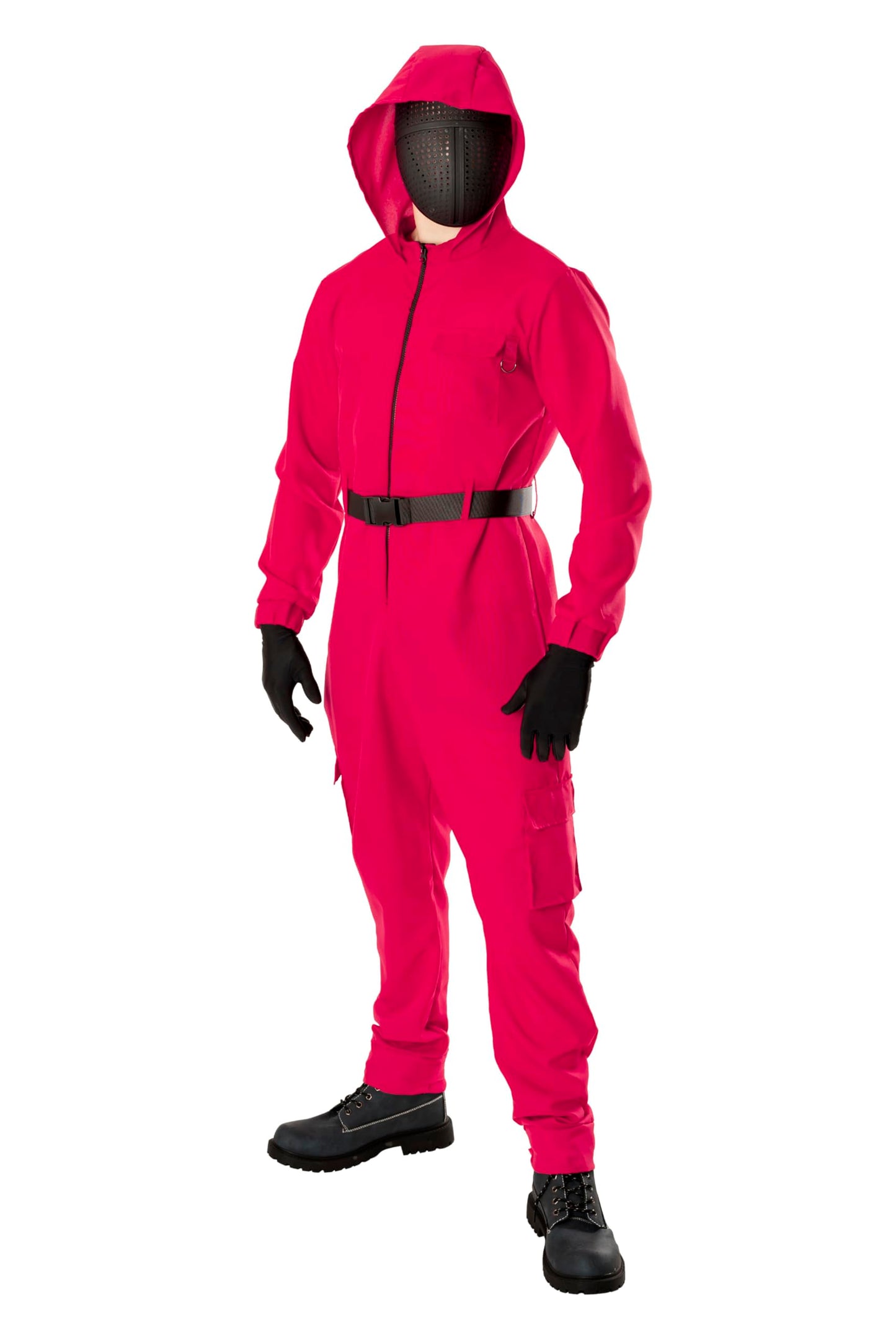Bristol Novelty 301595S000 Gamer Suit & Mask Adult Fancy Dress, Men, Women, Red, Small Halloween