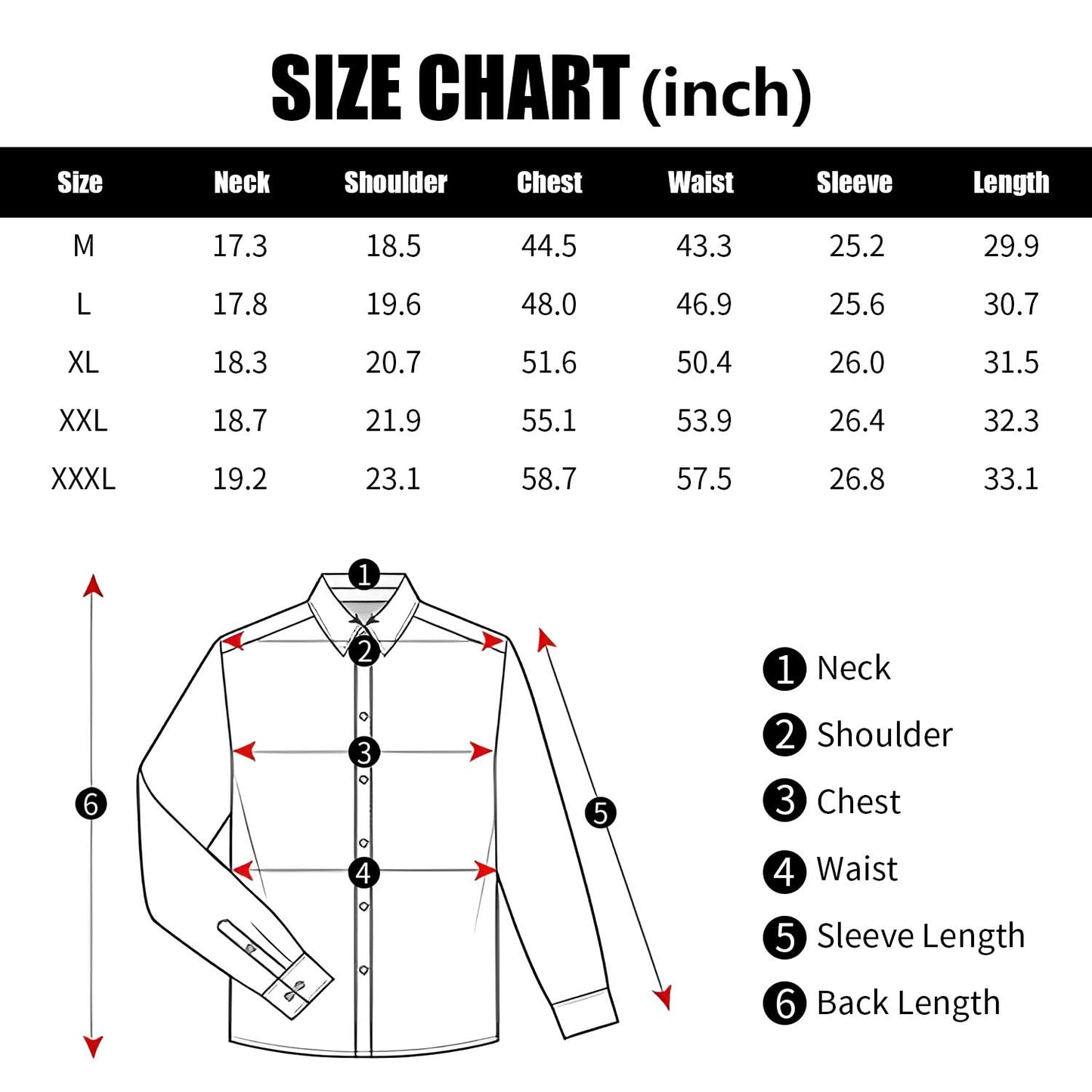 Dybycit Men's Shirts Checked Long Sleeve Casual Shirt Regular Fit Oktoberfest Plaid Shirts White Red