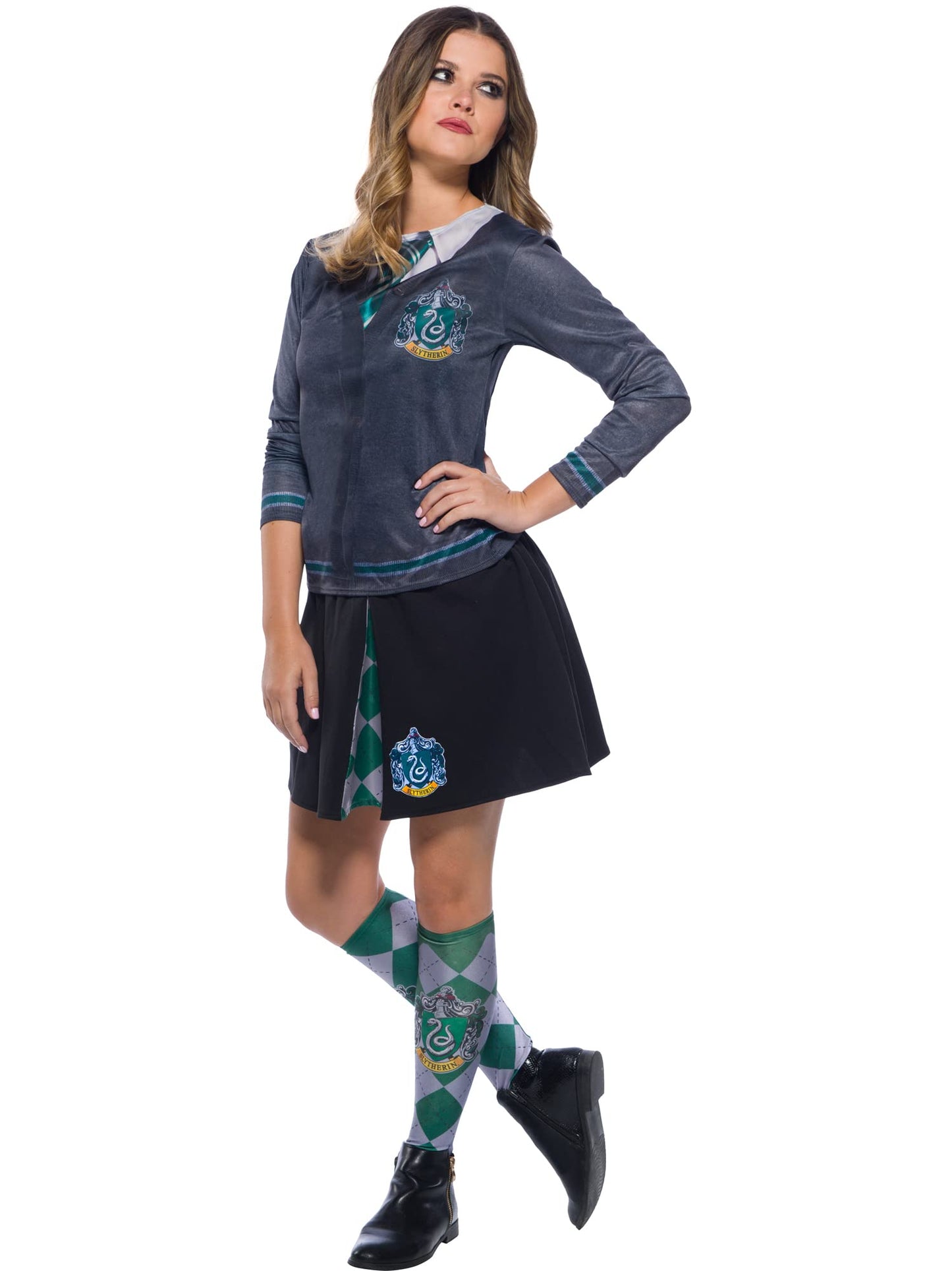 Rubies 821145_L Harry Potter Costume Top Slytherin, L Halloween