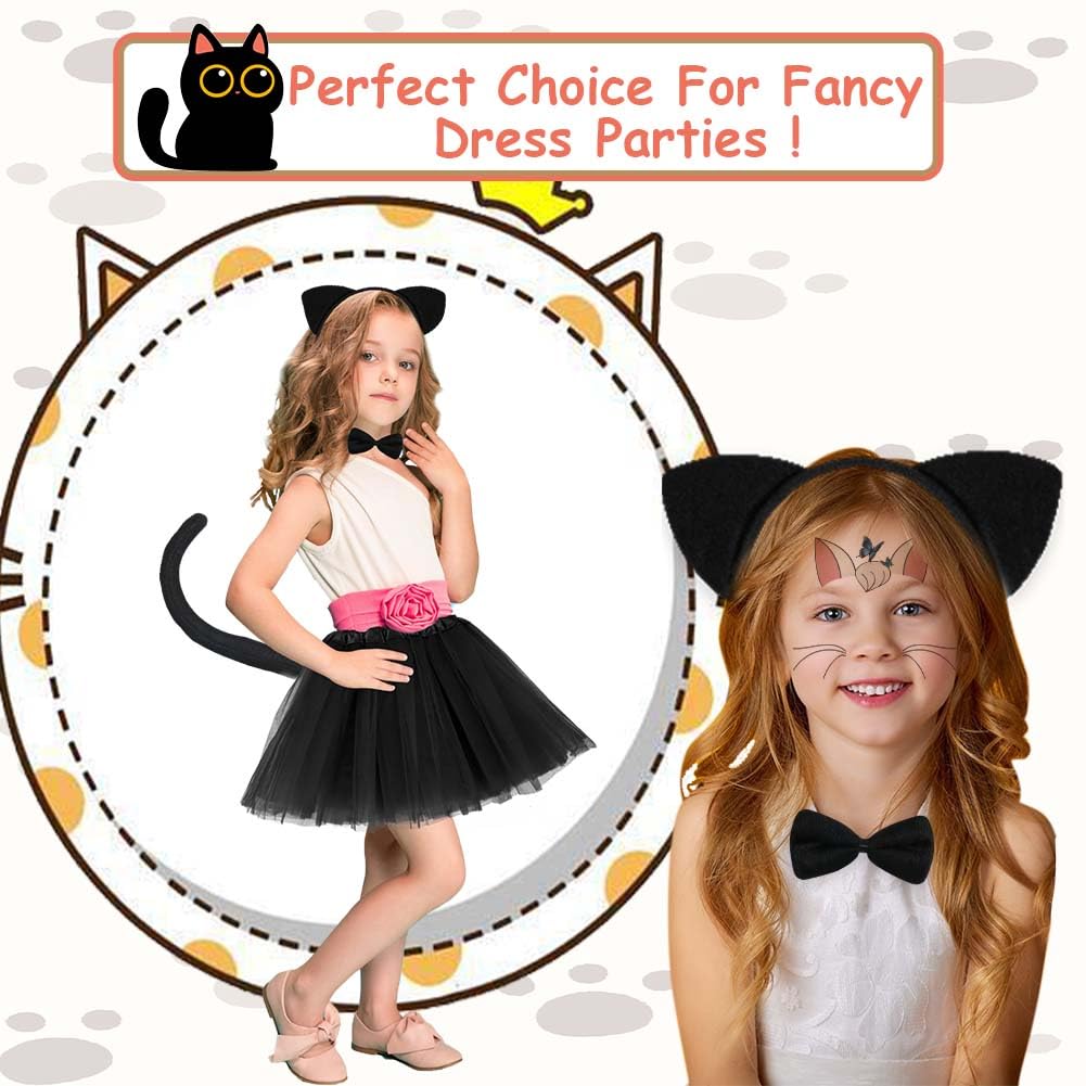 Cat Costume for Kids - Animal Costume Set with Accessories - Animal (image 6)