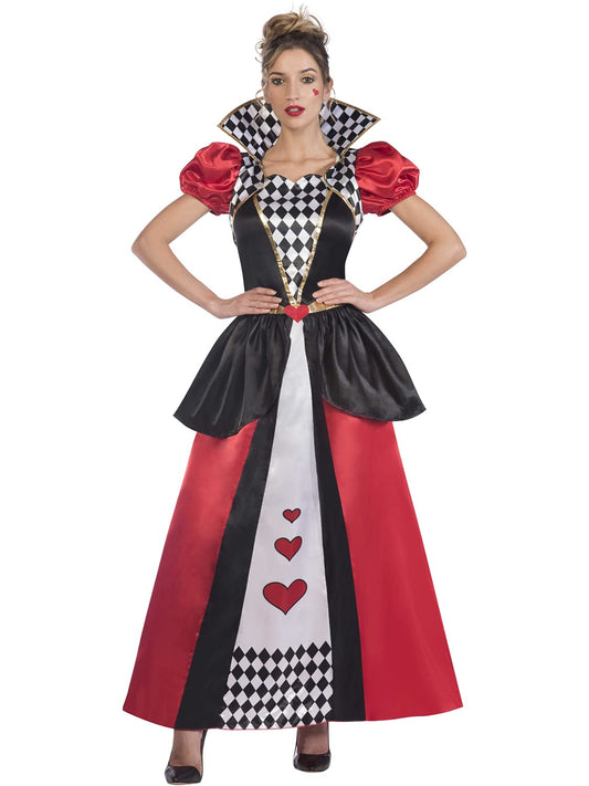(PKT) (9910063) Adult Ladies Queen Of Hearts Costume (Medium/Large)
