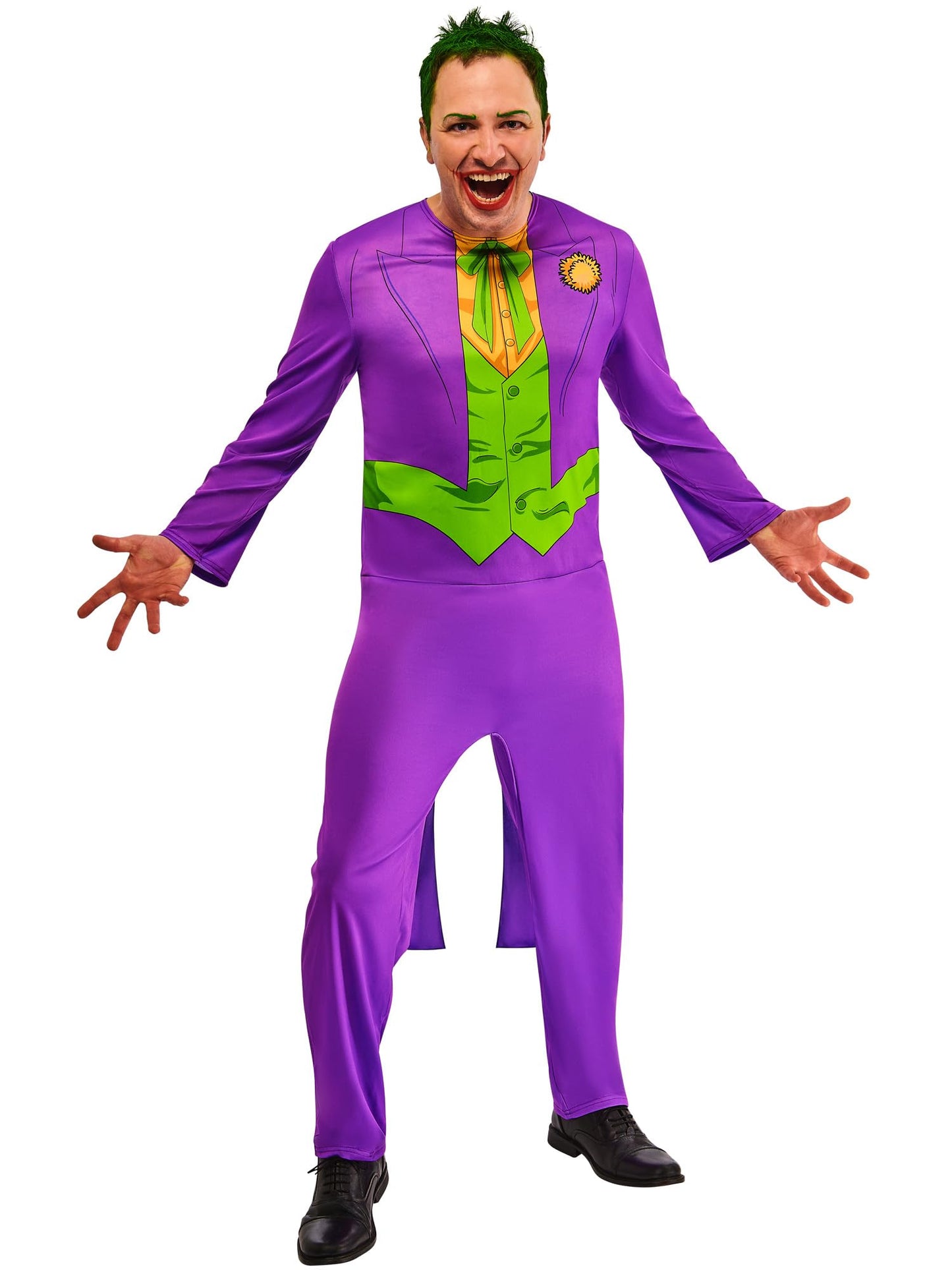 Rubies Official WB Joker Costume, Adults Fancy Dress, Size Large Halloween