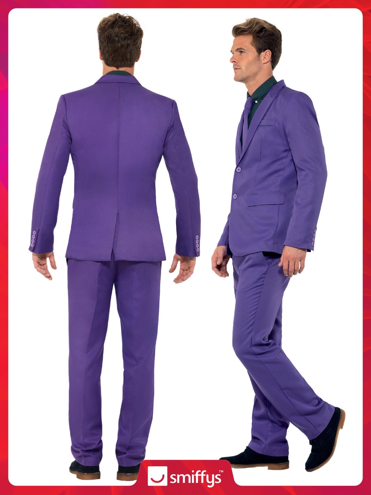 Smiffys Purple Suit, Purple, M - Size 38 inch-40 inch