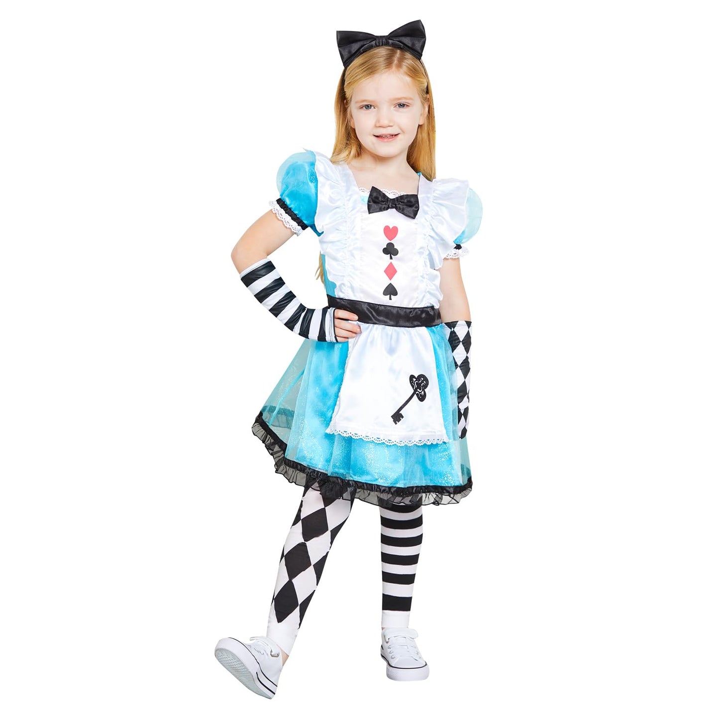 amscan 847241-55 Alice Costume, 8-10 Years, Multicoloured