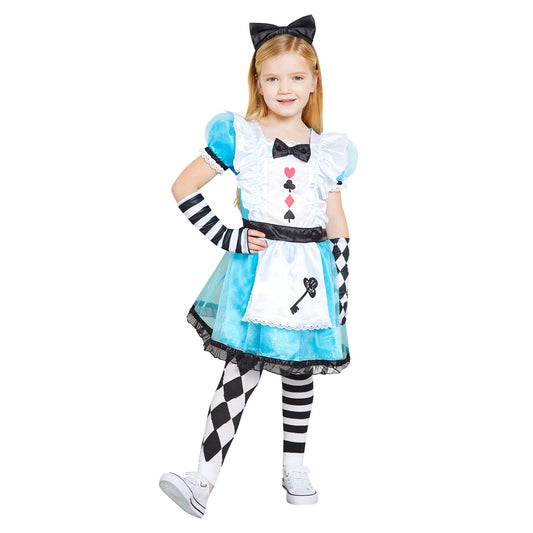 amscan 847241-55 Alice Costume, 8-10 Years, Multicoloured