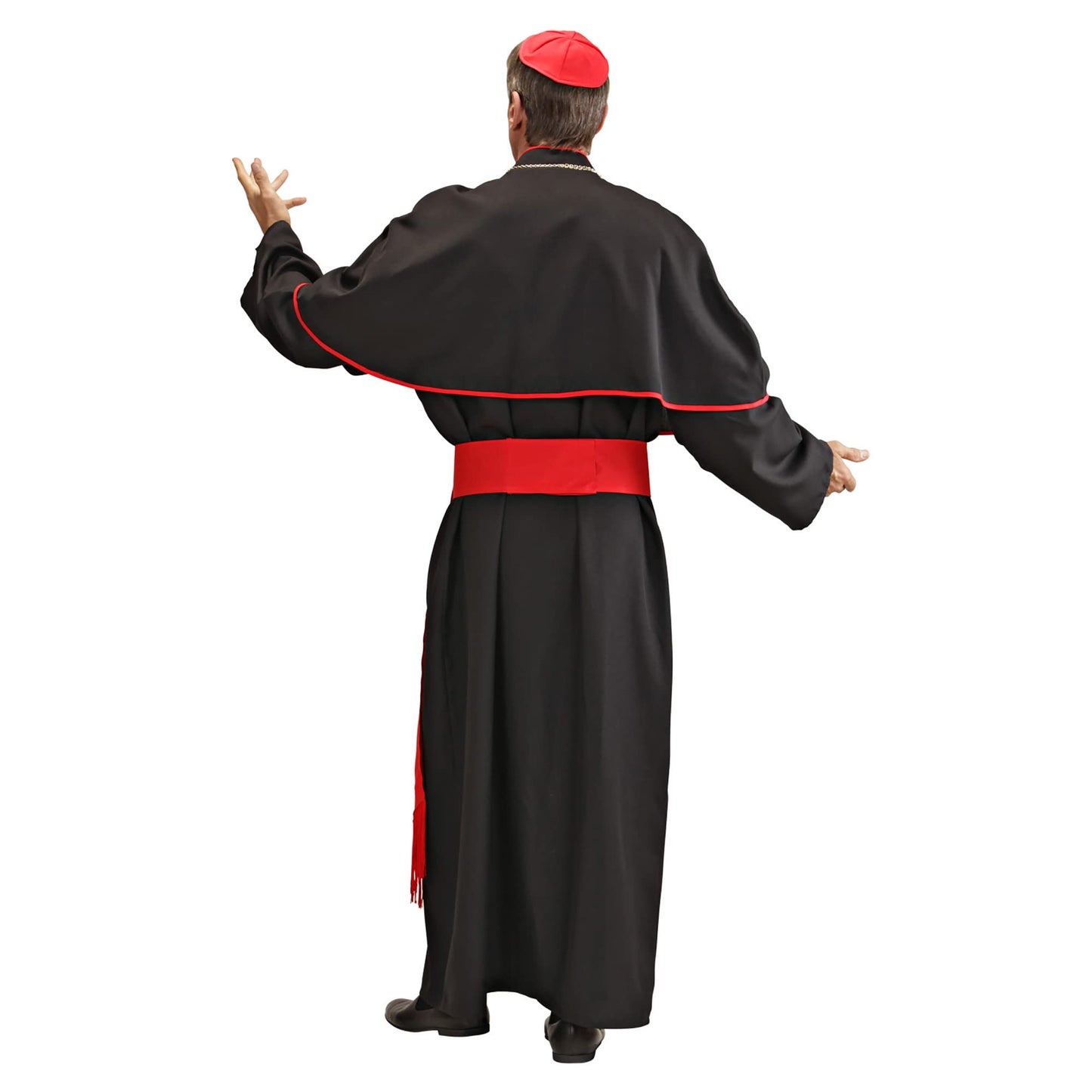 Heavy Fabric Cardinal Costume Large for Holy Pope Vicar Priest Church Fancy Dress