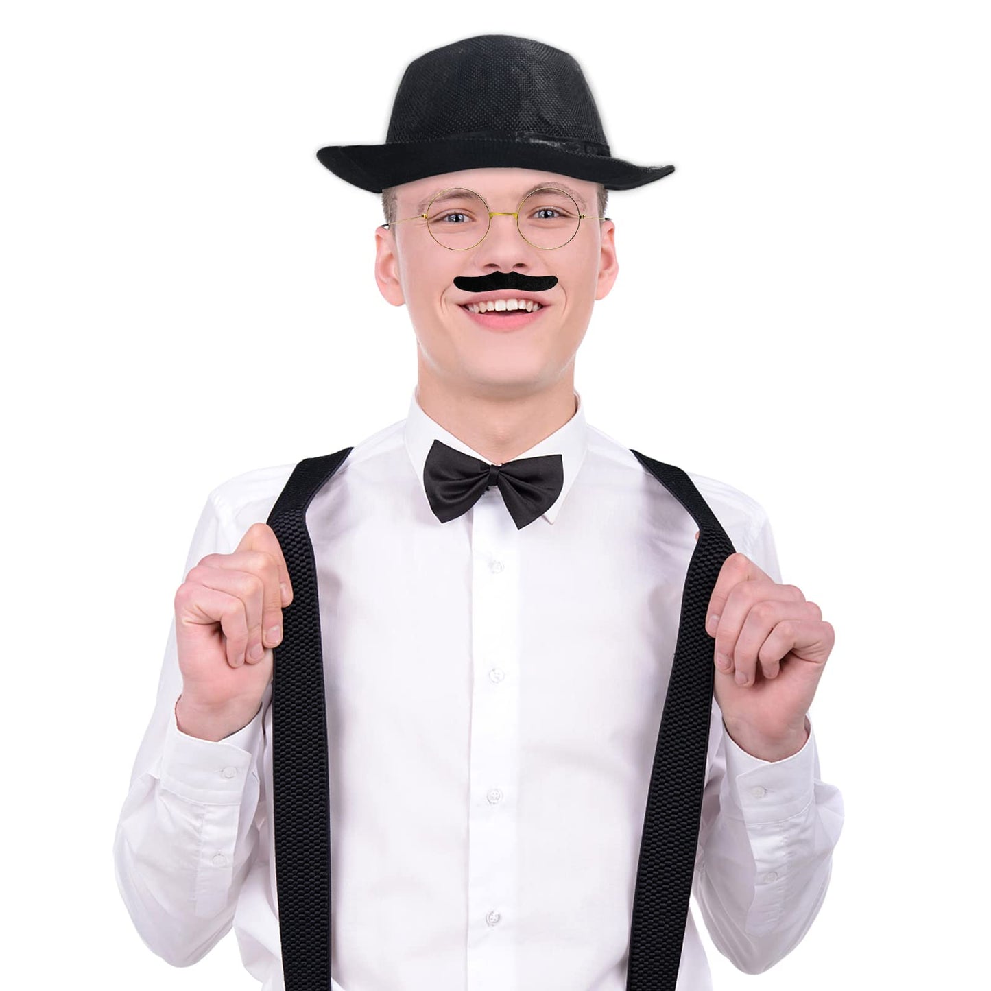 Gatsby Costume Accessories Set - Roaring Retro Gangster Costume