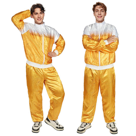 80s 90s Shell Suit Retro - Vintage Disco Beer Outfit - Oktoberfest