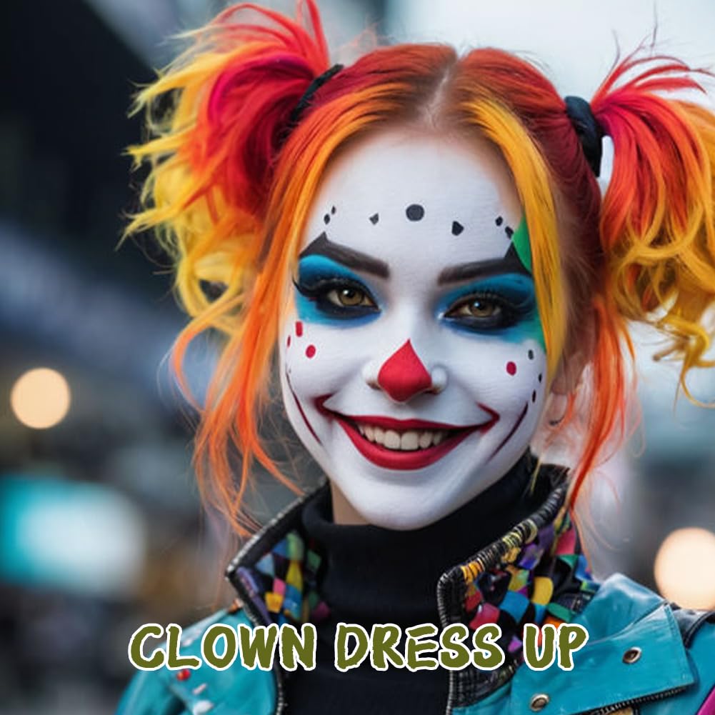 AOOWU Face Body Paint, 6 Color Bruise Wheel Special Effects SFX Zombie Makeup Kit, Professional Non Toxic Face Body Paint, Face Paint for Halloween Clown Vampire Parties Football Fans Cosplay Makeup