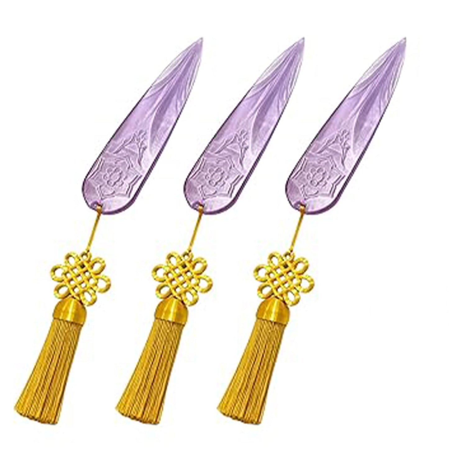 Hunter Cosplay Weapon - Purple Plastic Daggers Cosplay Weapons - K