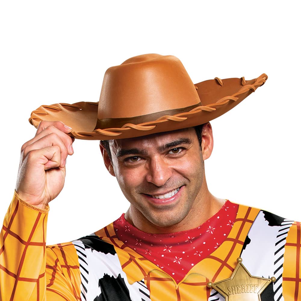 Disney 13579D Toy Story Adult Sized Costumes, Yellow/Black/White/Brown, X-Large (42-46)