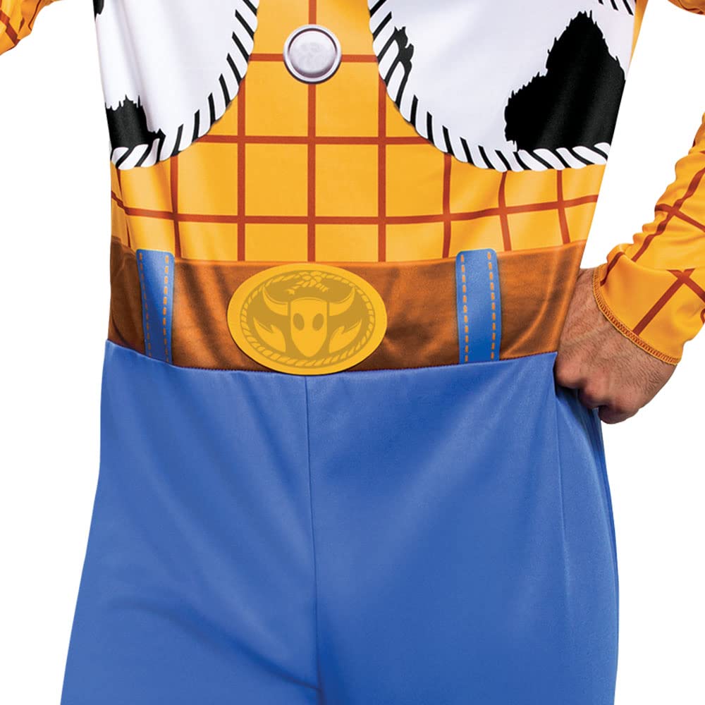 Disney 13579D Toy Story Adult Sized Costumes, Yellow/Black/White/Brown, X-Large (42-46)