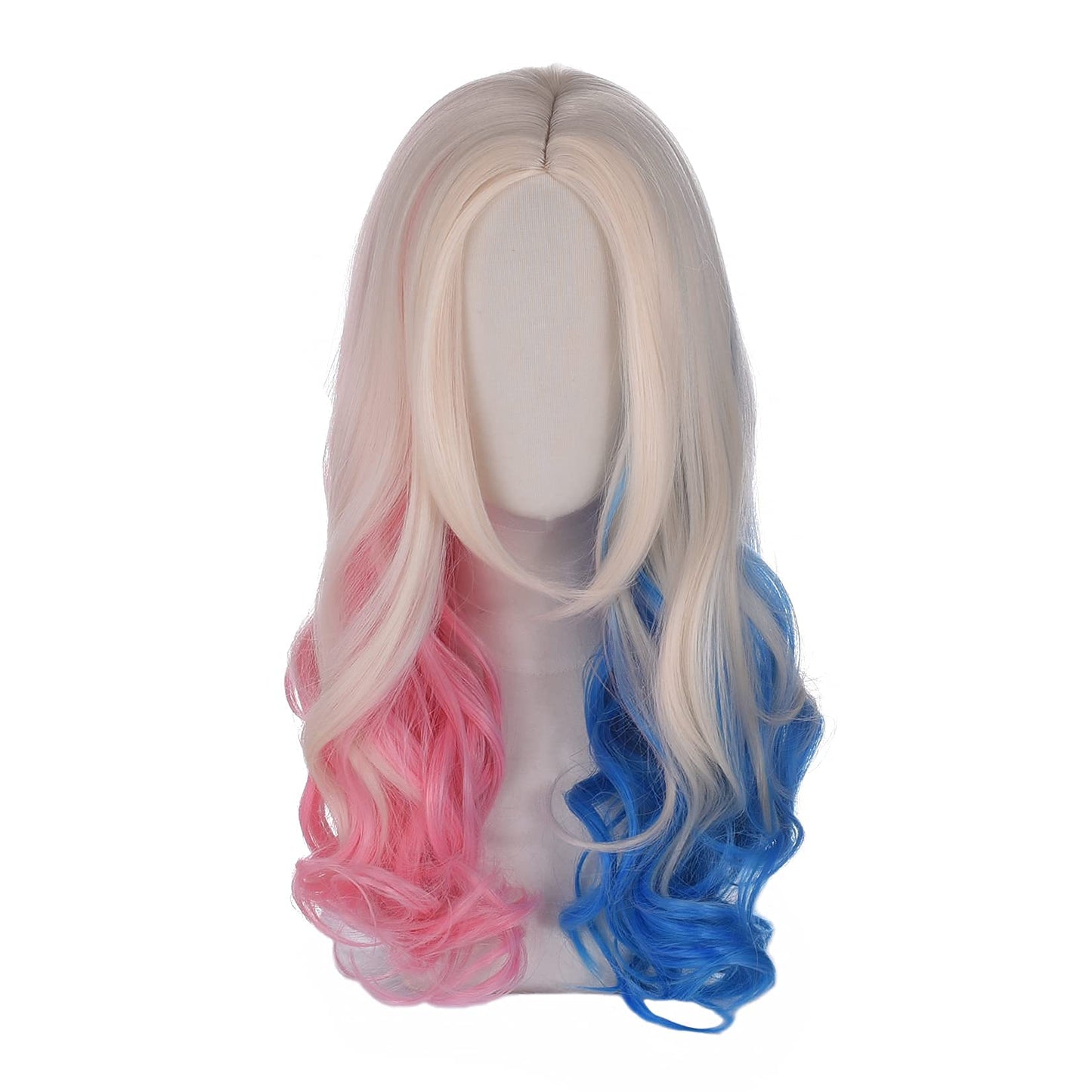 FVCENT 26 Inches Long Loose Curly Mixed Color Women's Cosplay Carnival Wig(Mixed silk)
