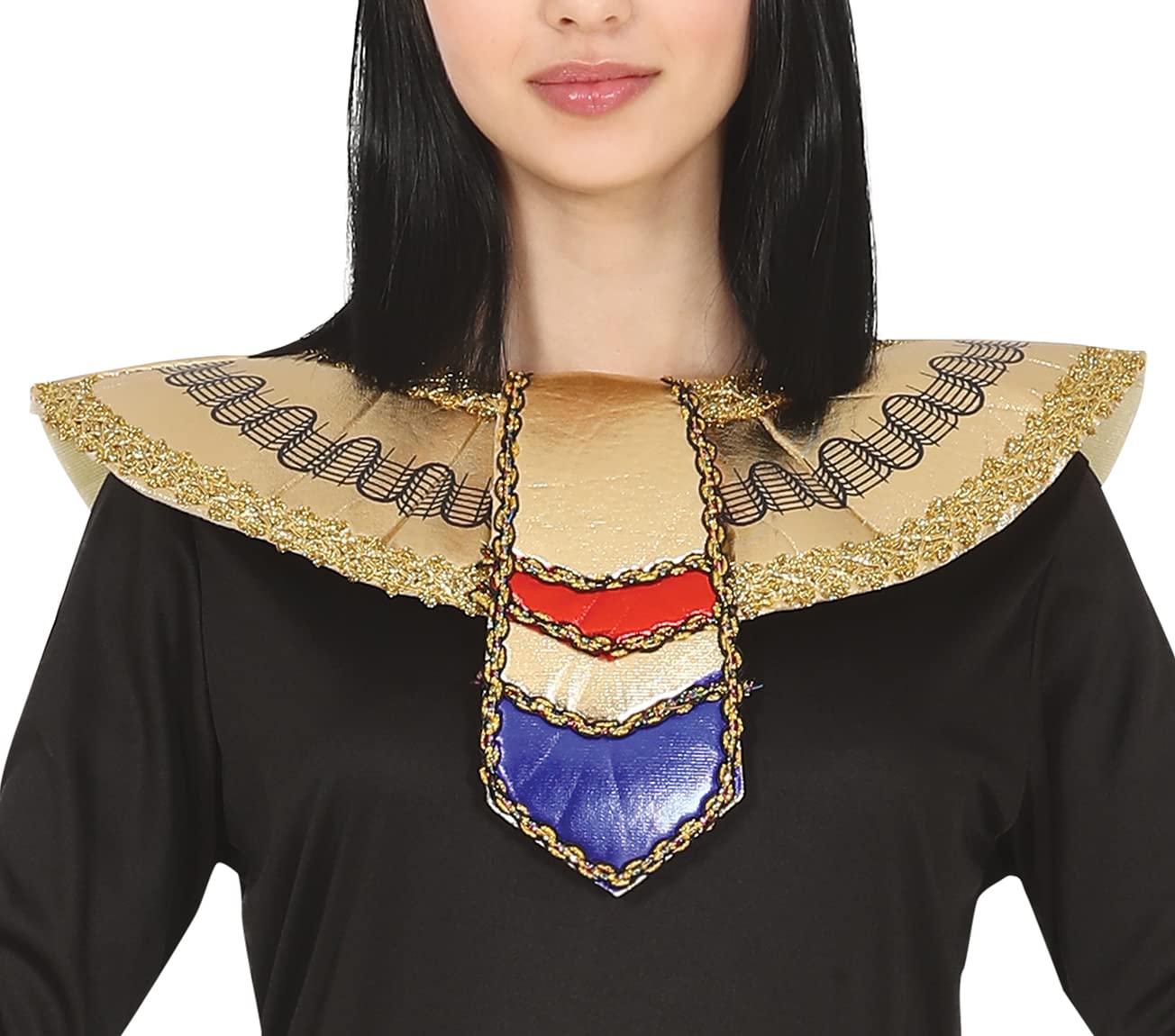 FIESTAS GUIRCA | Egyptian Teen Fancy Dress (14-16 Years) - Dress, Belt, Collar and Shawl - Cleopatra and Pharaoh Costumes for Halloween, Carnival and Egyptian Fancy Dress Parties - Ideal for Teens