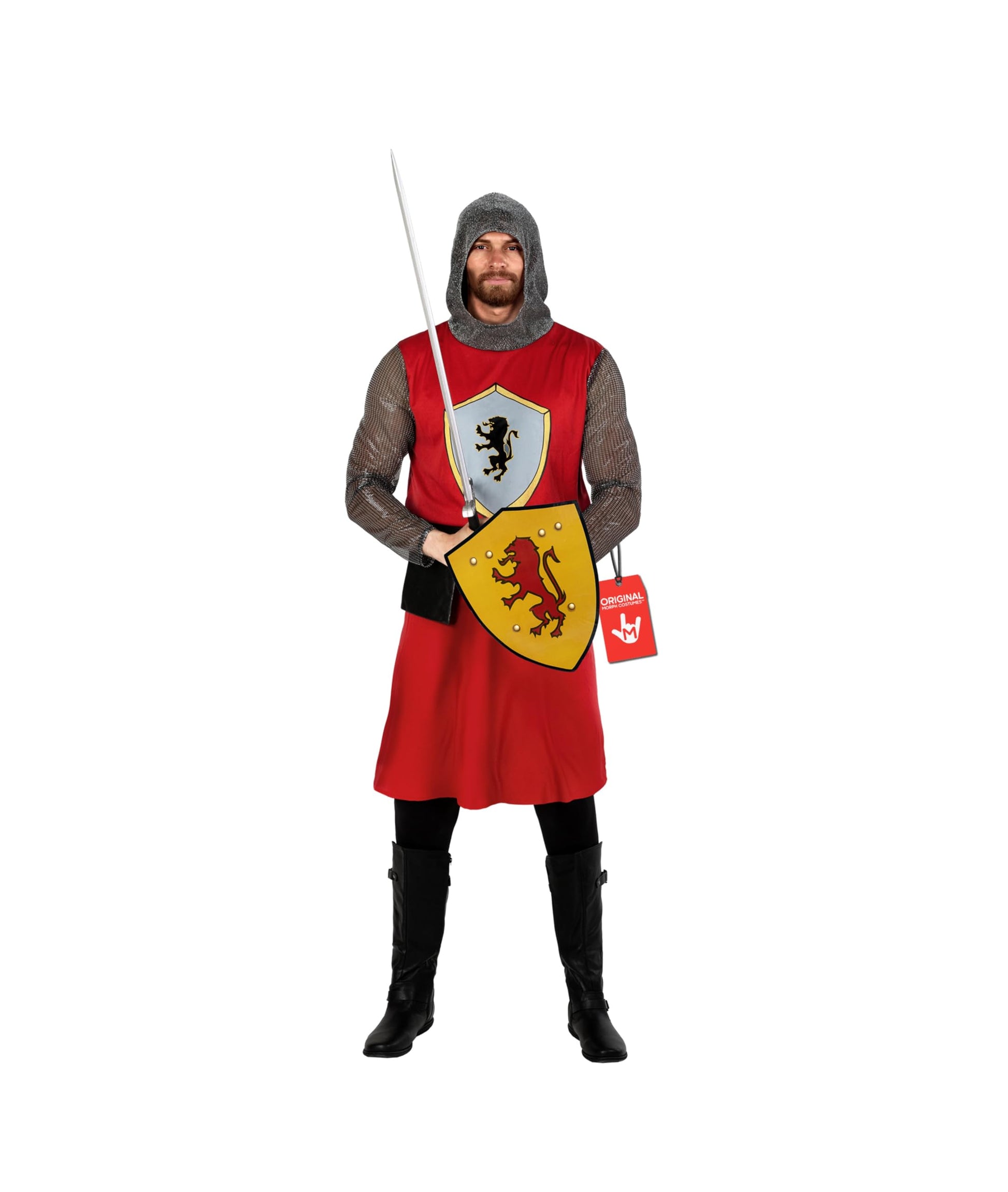 Knight Costume Adult Halloween Costume for Men - Medieval Armor